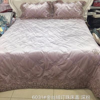 China 2018 New Disposable Velvet Bedspread 3pcs Set, Luxury Bedding Set for sale