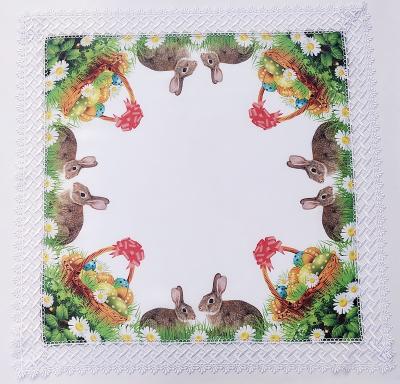 China Easy To Clean 2021 NEW DESIGN SATIN Christmas Table Cloth Christmas Table Cloth for sale