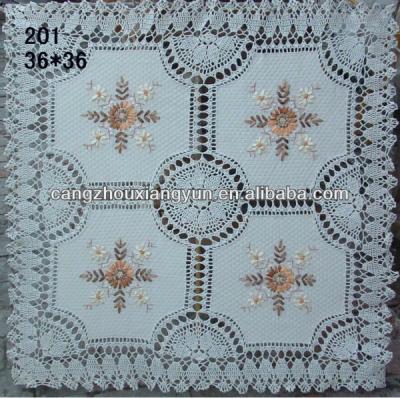 China Oilproof MZ hand knit crochet tablecloth for sale