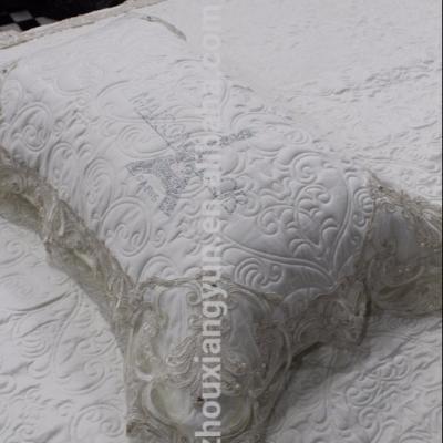 China Disposable Lace Comforter Velvet Bedspread 3pcs Set In Stock for sale