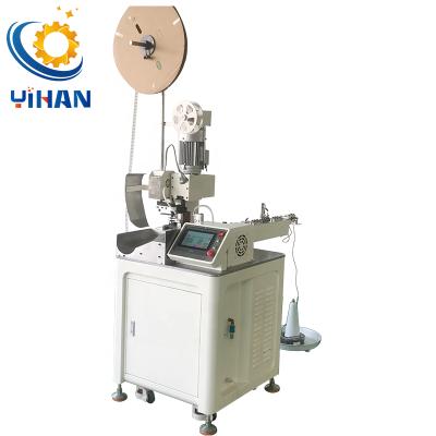 China Multifunctional fully automatic wire cutting strip crimp machine, wire twisting machine, crimp one side for sale