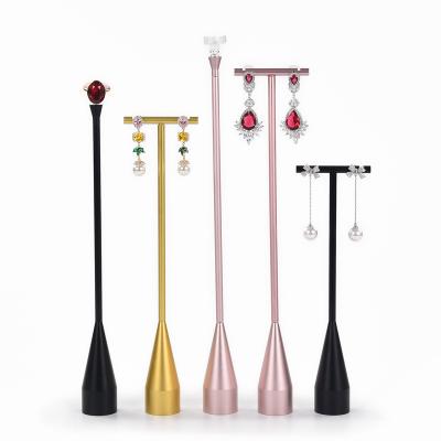 China OEM+ODM+Wholesale Display Mannequin Metal Ring Stand Earring Ring Holder Necklace Bracelet Display Jewelry Display for sale