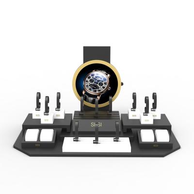 China Sesi Luxury Professional Design Retail Watch Display Custom Paint Acrylic Watch Display Stand for sale