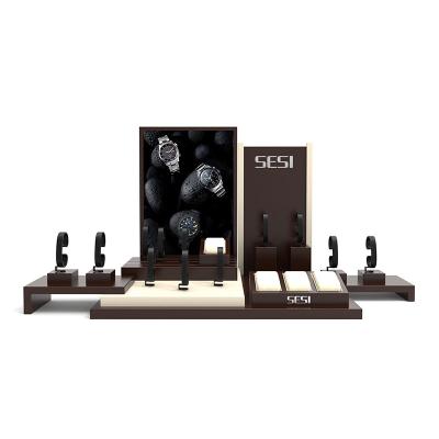 China Professional Luxury Retail Watch Display Store Sesi Design Custom Acrylic Watch Display Stand for sale