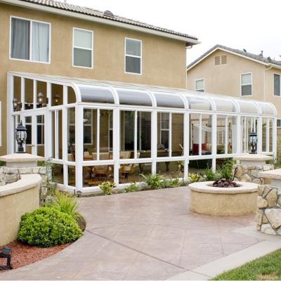 China Garden house factory sale luxury prefab aluminum frame sunroom glass aluminum for sale