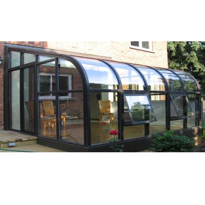 China Modern Best Seller Lowes Laminated Hardware And Tempered Glass Sunrooms for sale