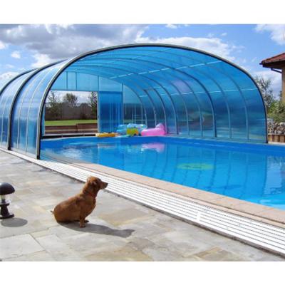 China Conservative Garden Home HOMEWELL Sunroom For Swimming Pool Cover Aluminum for sale