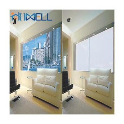 China Self Adhesive Switchable Privacy PDLC Electronic Smart Film For Office And Home Windows for sale