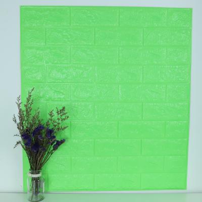 China Waterproof& Pe Foam Brick Tile Wallpaper 3d Anti-fouling Self Adhesive Foam Wall Stickers for sale