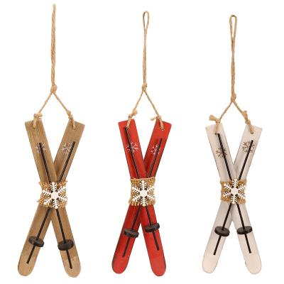 China Holiday Decoration Customsized Wooden Christmas Pendant Ornaments For Indoor Luxury Decoration for sale