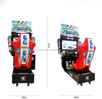 China Family Fun Coin Operated Racing Game Machine Initial Arcade F1 Simulator Machine Racing Initial for sale