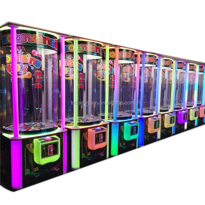 China Amusement Coin Operated Space Arcade Redemption Ball Metal Sight Bouncing Jumping Game Machine for sale