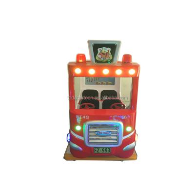 China Fiberglass Toda 4 seats fire car kiddie ride game coin operated kiddie rides kiddie ride for sale for sale