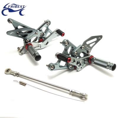 China 6061 T6 Aluminum Anodized FARHD001 CNC Aluminum Motorcycle Parts Adjustable Rearset Fit For CBR250R 2011-2013 for sale