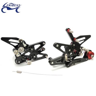 China Motorcycle CNC Parts Adjustable Rearset Fit For Triumph Daytona 675 2013-2014 FARTR001-BBK FARTR001-BBK for sale