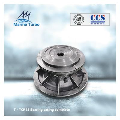 China T- TCR18 Cast Iron Turbocharger Bearing Casing For HFO Engine for sale