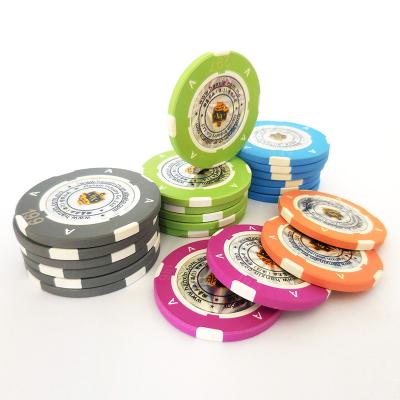 China Casino / Poker Club Game Customized European Poker Chips For Joker Poker for sale