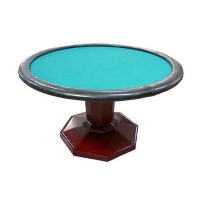 China Best Selling MDF +Wood+Metal+Stainless Steel Table Custom Poker Table Logo And Layout for sale