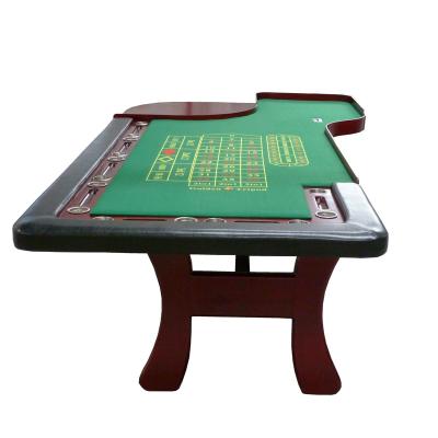 China Classic Roulette Table MDF Steel+Wood+Metal+Stainless Style Custom Logo Super Soft Speed ​​Cloth Roulette Game Tables for sale