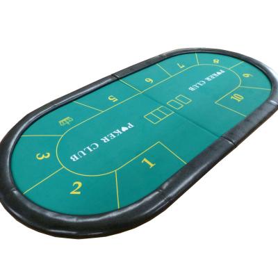 China MDF Steel +Wood+Metal+Stainless Custom Design Folding Poker Games Table Top for sale