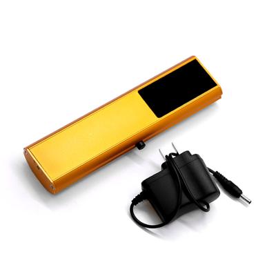 China Wireless/Rechargeable Gold And Black Color Casino UV Chip Detector Rechargeable UV Lamp For Poker Chips for sale