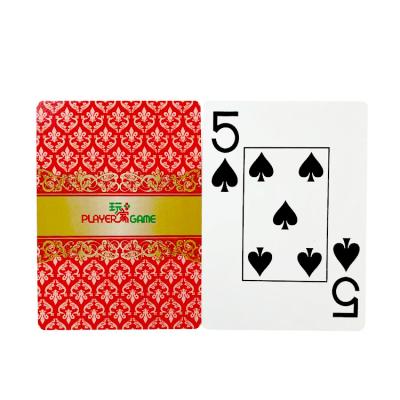 China Plastic Playing Card 64X88mm Standard Size PVC Waterproof Ready Stock High Quality Playing Card for sale