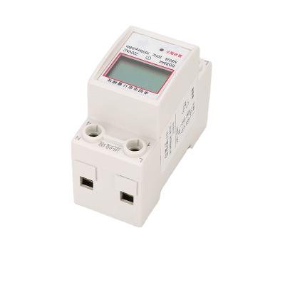 China High Quality Single Phase Din Rail Electric Power Smart LCD Digital Energy Meter DDS844 for sale