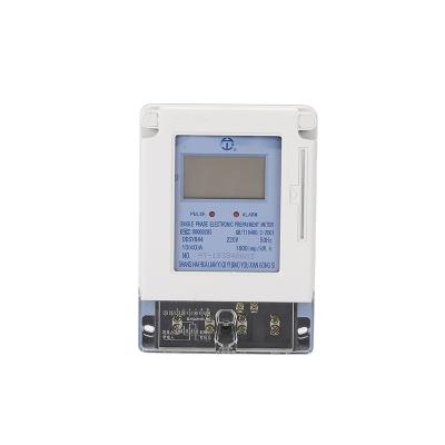 China Electric Meter 220V Single Phase Prepaid Electricity Meter Kw Meter DDSY844 for sale