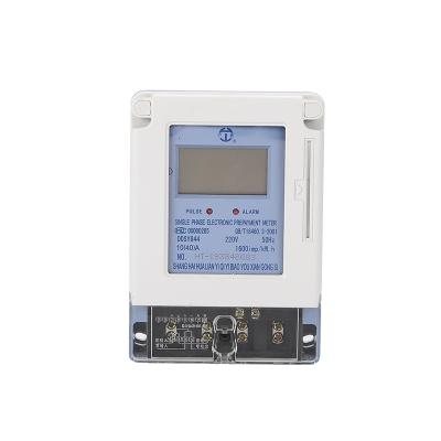 China Electric Meter 220V Single Phase Prepaid Digital Electricity Meter Kilowatt Meter LCD Display Watt Meter DDSY844 for sale