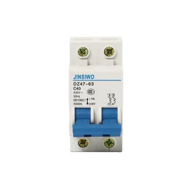 China DZ47 230V/400V 40A AC 230V/400V Mini Circuit Breaker on/off switch 6000A DZ47 for sale