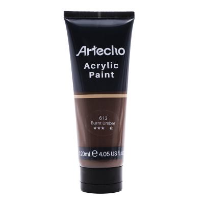 China Artecho Acrylic Paint for Art Paints, Decorate, 4.05 Ounce/120ml Acrylic Paint Burnt Umbers Supplies for Wood, Fabric, Crafts 4.05oz/120ml for sale