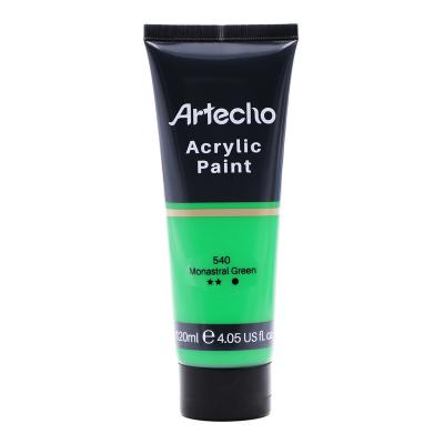 China Artecho Acrylic Paint for Art Paint, Decorate, Monastral Green 4.05 Ounce/120ml Acrylic Paint Supplies for Wood, Fabric 4.05oz/120ml for sale