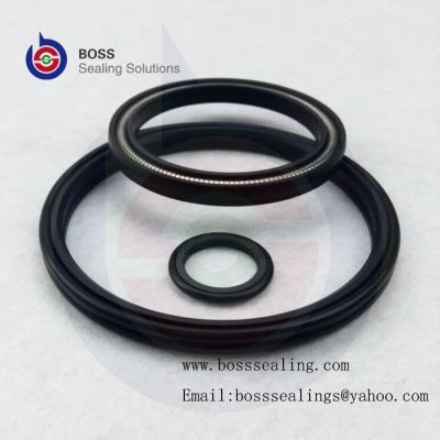 China Filled PTFE Spring Energized Lip Seal,PTFE Double Lip Oil Seal,PTFE CARBON GRAPHITE Black Seals for sale