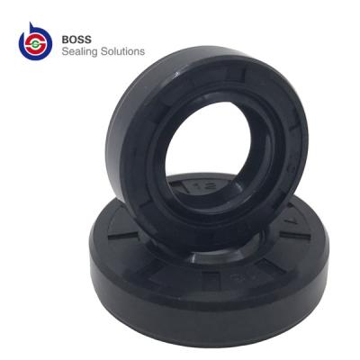 China Hydraulic pneumatic rotary motor oil seals TA TB TC double lip shaft seals NBR FPM skeleton oil seal for sale