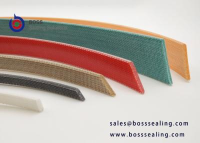 China GT-H hard guide tape phenolic resin cloth materail green red carbon filled balck color for sale