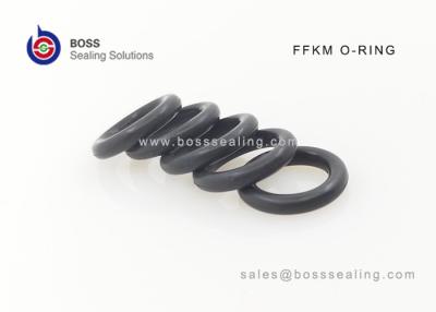 China perfluoro rubber/fluoroether rubber  FFKM/FFPM black +300 degre celcisus high temperature  resit o-ring for sale