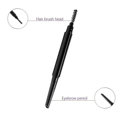 China Wholesale Eyebrow Cosmetics Pencil Slim Permanent Eyebrow Pencil Plastic Packaging for sale