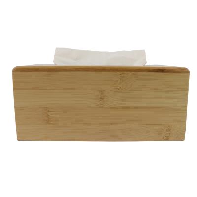 China Eco-Freindly Wholesale Custom Printed Logo Napkin Holder Creative Bamboo /wooden Tissue Boxes for sale