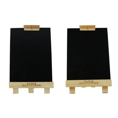 China Eco-Freindly's Wooden Framed Chalkboard Brands Mini Chalkboard Signs with Easel Stand for sale