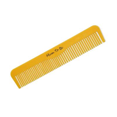 China Travel orange men's plastic hair comb, personalized custom hair comb, wholesale men use pocket comb for sale