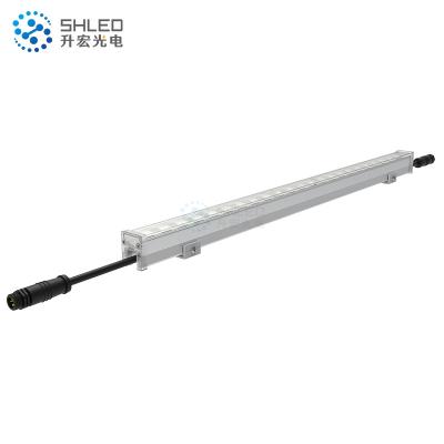 China LANDSCAPE decoration IP65 rgb waterproof construction dmx controller recessed led linear light for sale