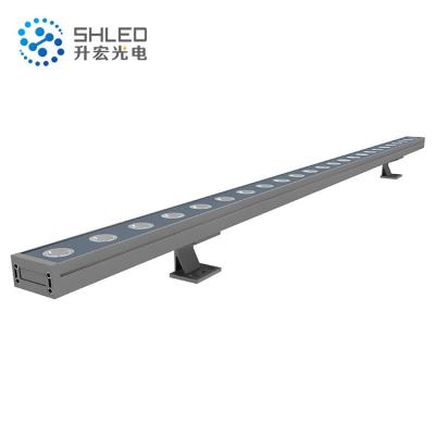 China Hotel Aluminum Linear Ip65 Light For Exterior Waterproof Led Wall Washer for sale