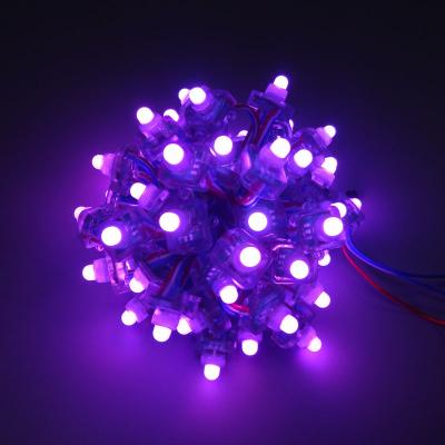 China Festival decoration high quality IP68 programmable 30mm RGB advertising led pixel light for sale