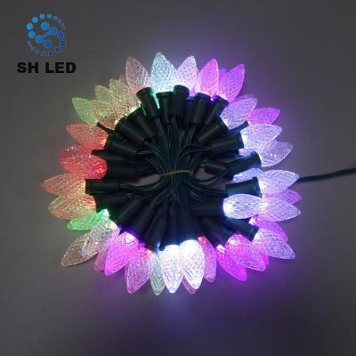 China Decoration SPI Christmas tree lights on home ws2811 IP67 led c7 c9 decorative lighting for sale