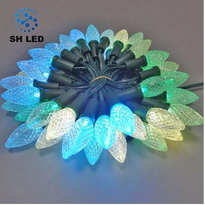 China outdoor led christmas tree led christmas bulb lights ws2811 c7 c9 led light for holiday wedding decoration for sale