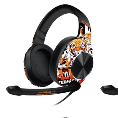 China Stylish New OAK-AK24 Earphone Headsets With Voice Activated Graffiti Wired Headphones for sale