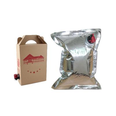 China Aseptic In Stock Storage Bag In Box Spout Pouch Packaging for sale