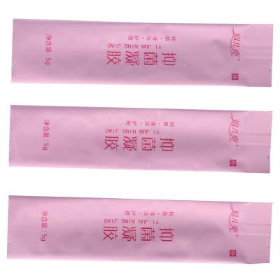 China Impact Resistance Manufacturer Portable Disposable Plastic Packaging Foil Bag For Medical Surgical Antibacterial Gel With Tear Notch for sale