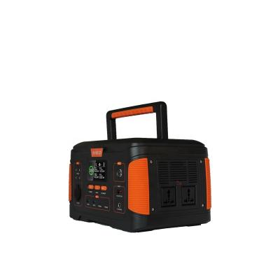 China Waterproof Camping Power Station 500W Wireless Charging Solar Portable Generator for sale