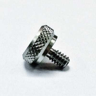 China Mechanical Hardware Stainless Steel Brass Aluminum Flat Head Knurled Thumb Screws for sale